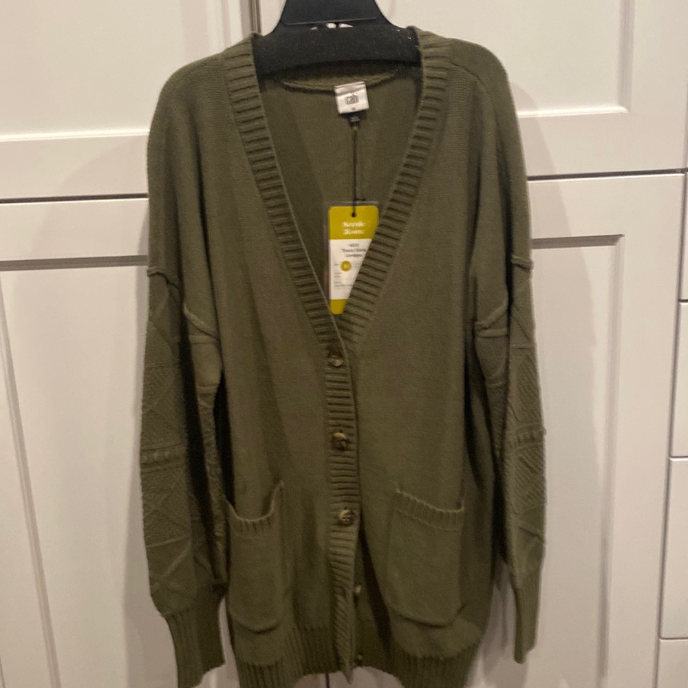 Trinity stitch cardigan from the fall 2021 collection